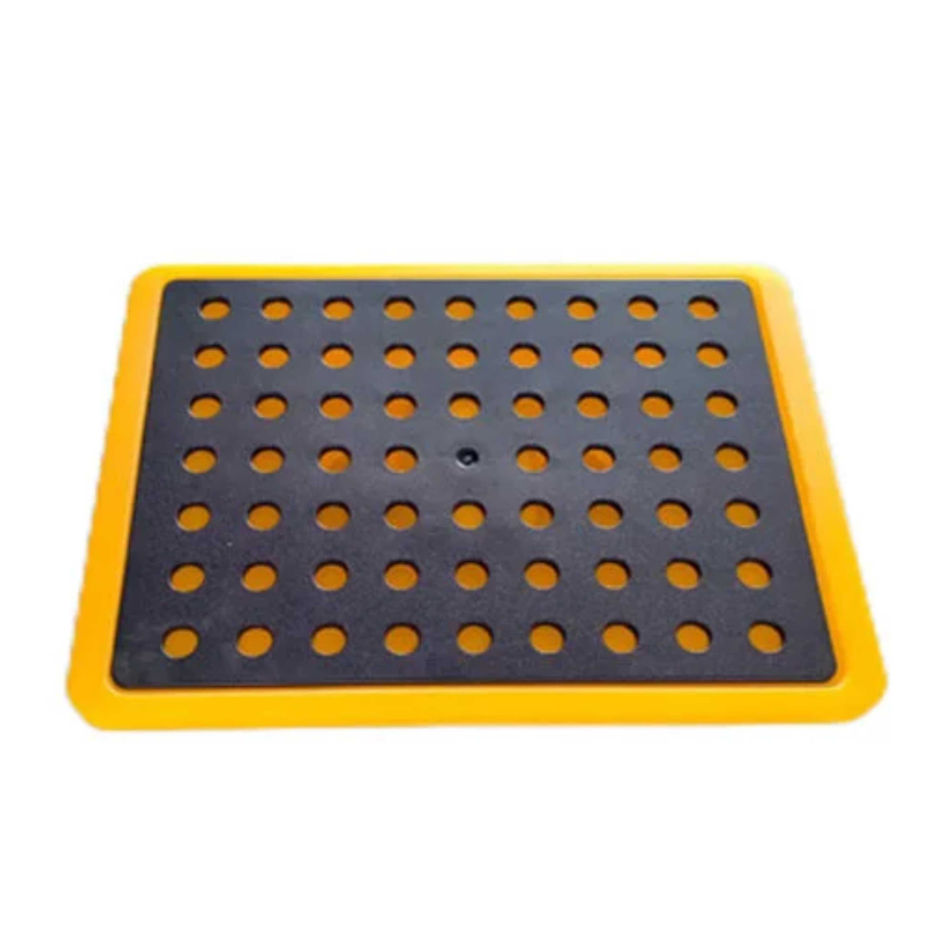 SAI-U® 6 Gallon, Yellow Steel Spill Pallet (Tabletop)