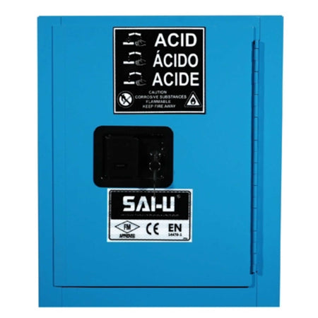 SAI-U® 4 Gallon, Manual Close, 1 shelf, Corrosive Liquids Safety Storage Cabinet