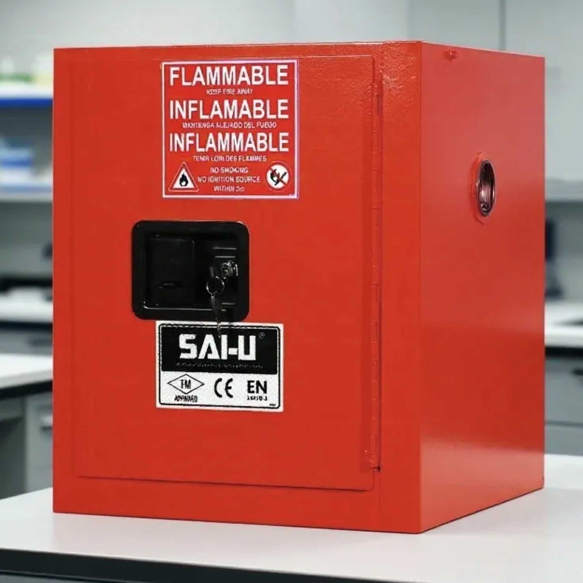SAI-U® 4 Gallon, Manual Close, 1 shelf, Combustibles Safety Storage Cabinet