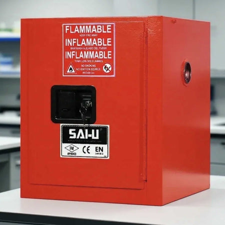 SAI-U® 4 Gallon, Manual Close, 1 shelf, Combustibles Safety Storage Cabinet