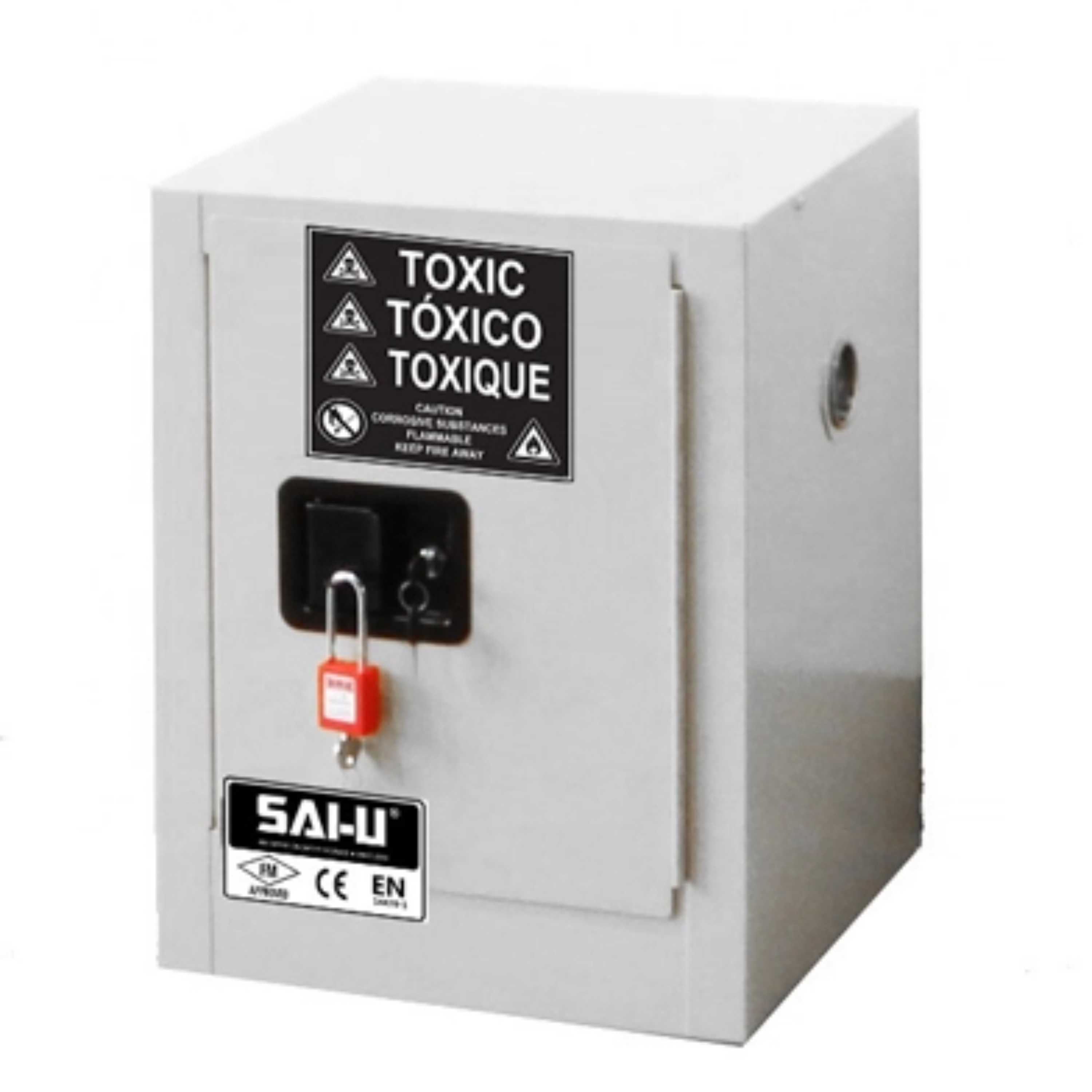 SAI-U® 4 Gallon, Manual Close, 1 shelf, Toxic Chemicals Safety Storage Cabinet