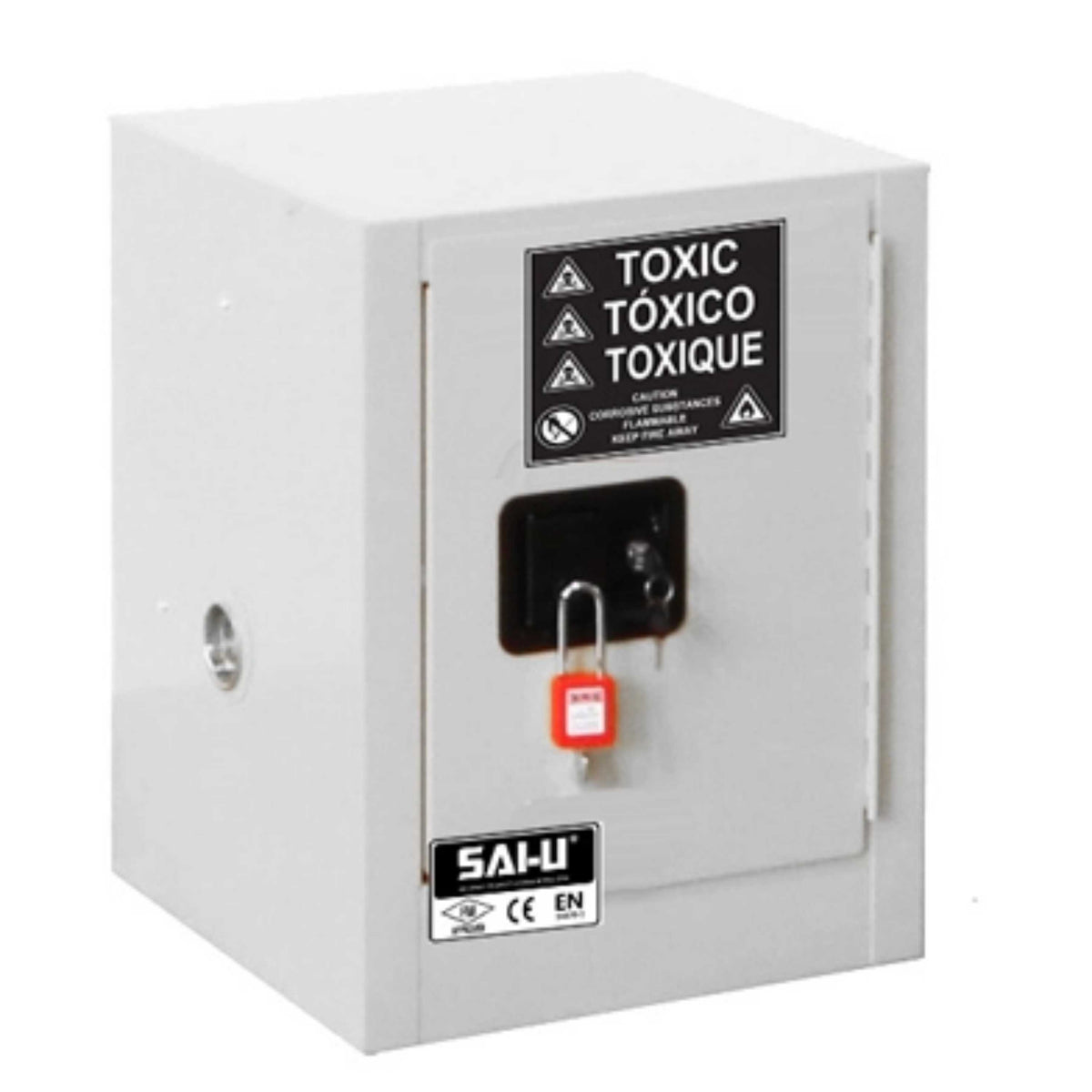 SAI-U® 4 Gallon, Manual Close, 1 shelf, Toxic Chemicals Safety Storage Cabinet