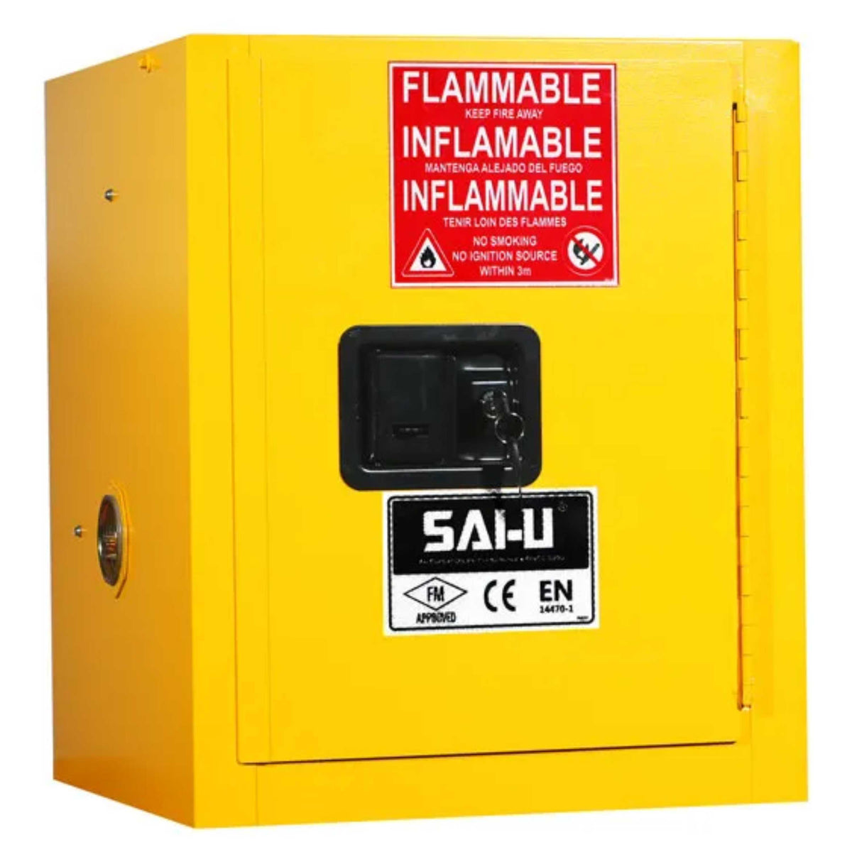 SAI-U® 4 Gallon, Manual Close, 1 shelf, Flammable Liquids Safety Storage Cabinet