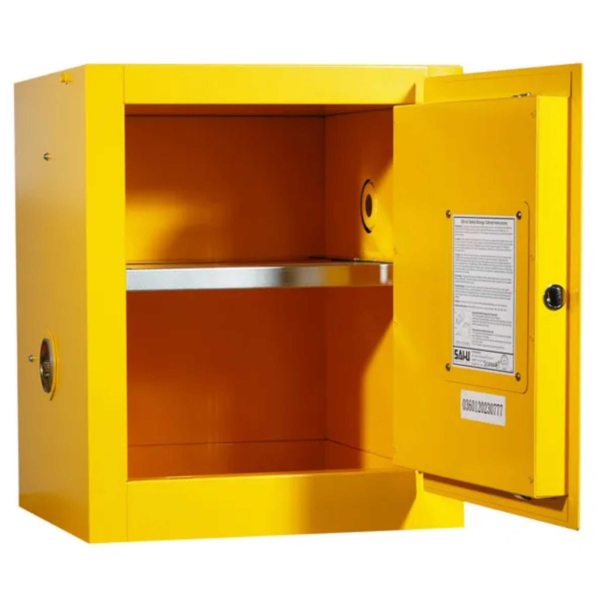 SAI-U® 4 Gallon, Manual Close, 1 shelf, Flammable Liquids Safety Storage Cabinet