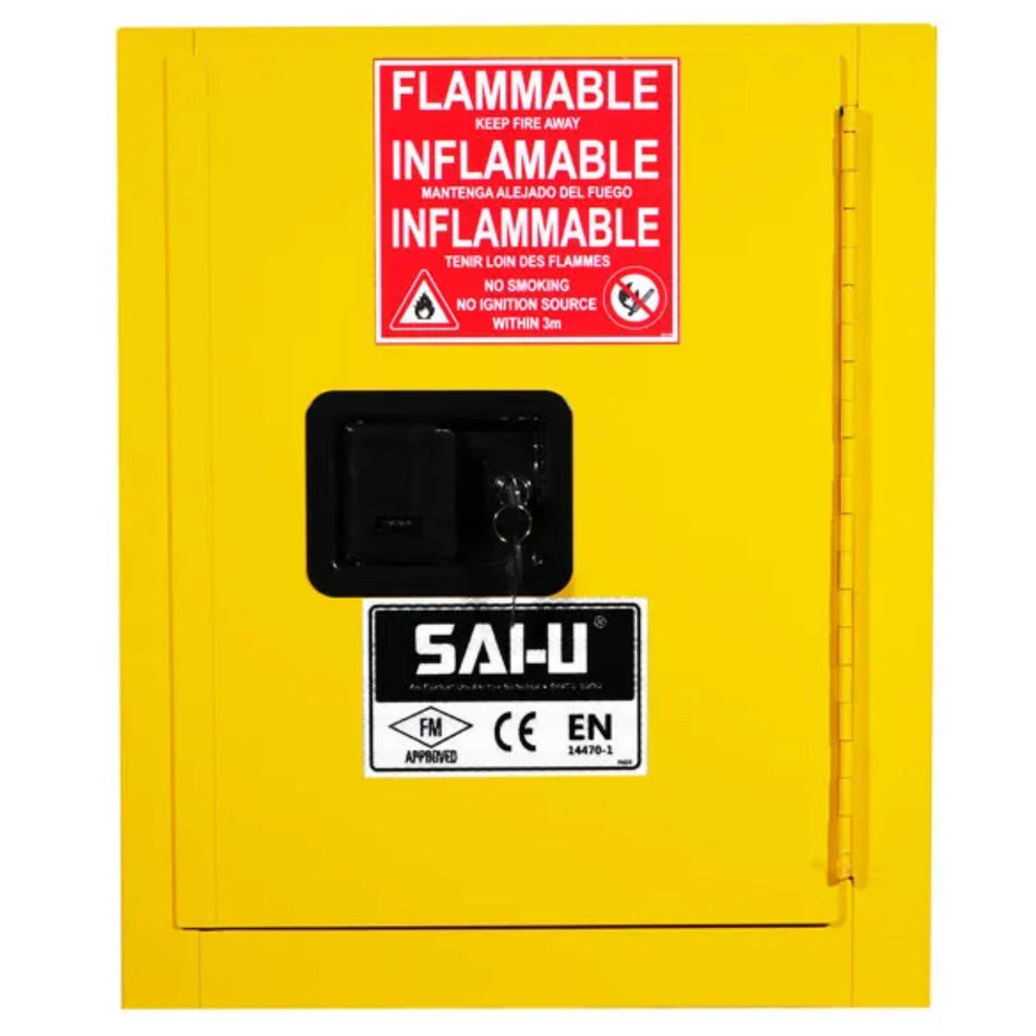 SAI-U® 4 Gallon, Manual Close, 1 shelf, Flammable Liquids Safety Storage Cabinet