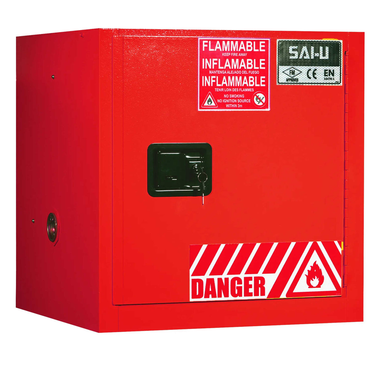 SAI-U® 10 Gallon, Manual Close, 1 shelf, Combustibles Safety Storage Cabinet