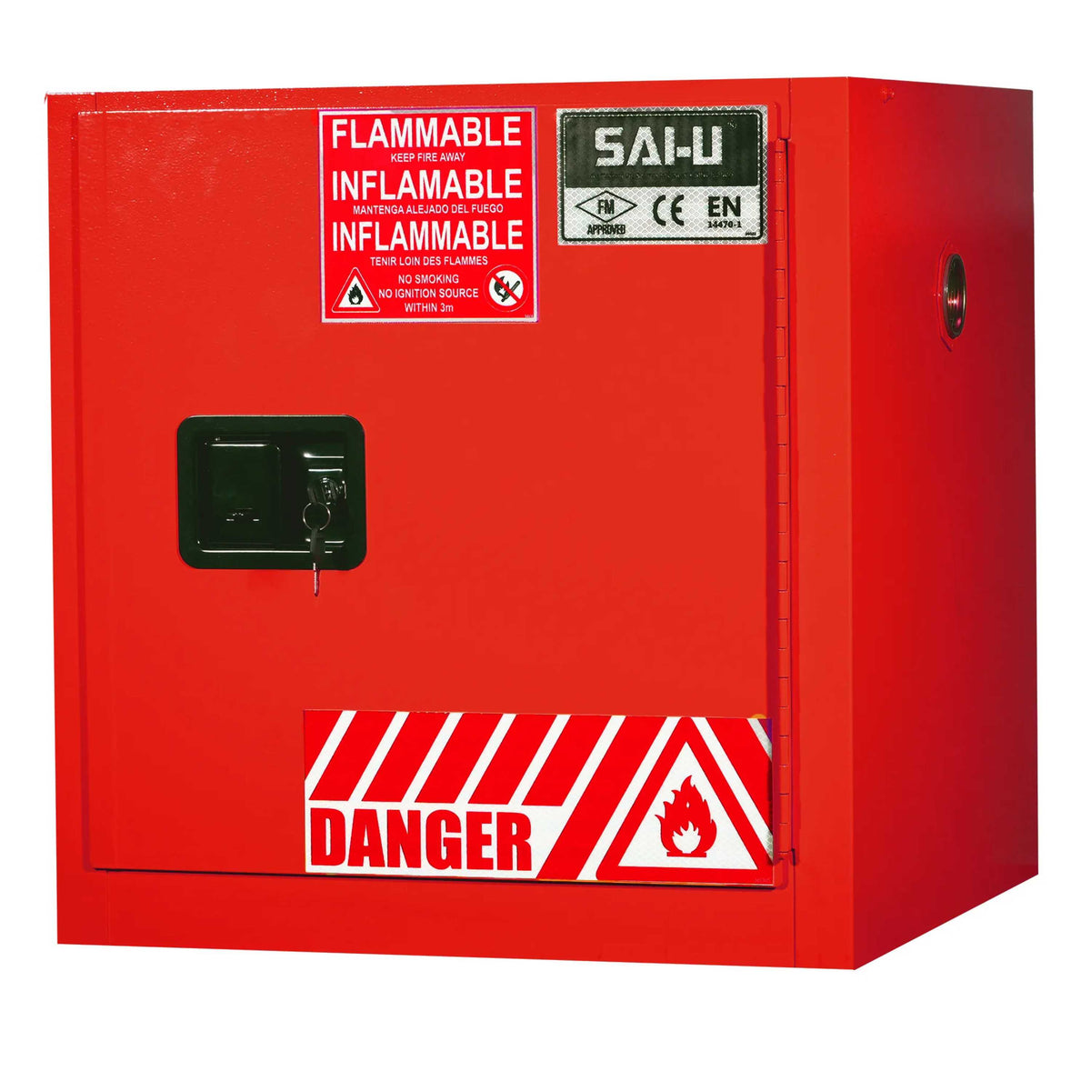 SAI-U® 10 Gallon, Manual Close, 1 shelf, Combustibles Safety Storage Cabinet