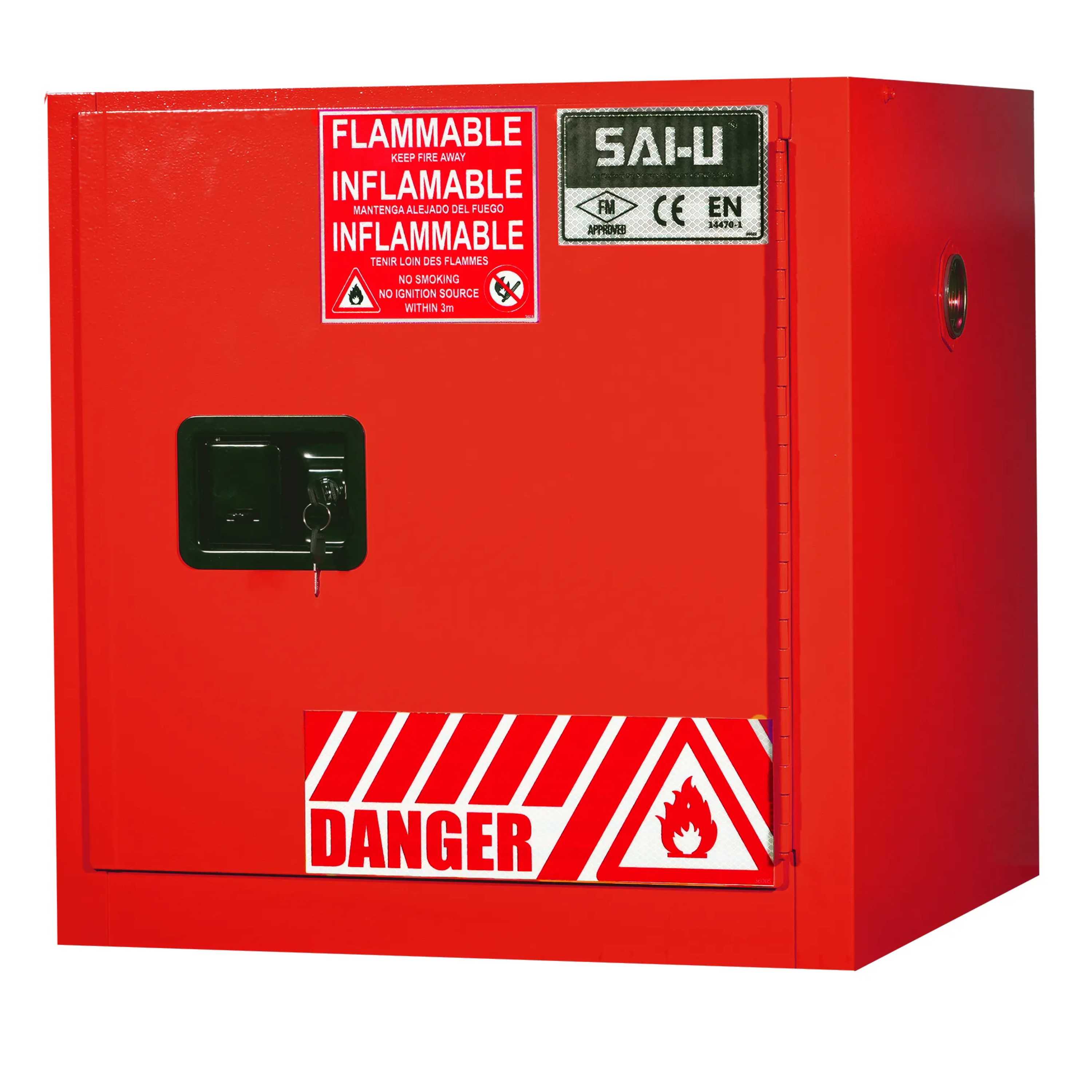 SAI-U® 10 Gallon, Manual Close, 1 shelf, Combustibles Safety Storage Cabinet