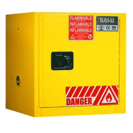 SAI-U® 10 Gallon, Manual Close, 1 shelf, Flammable Liquids Safety Storage Cabinet