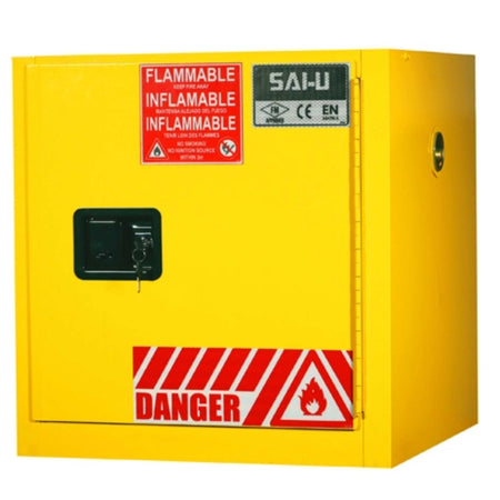 SAI-U® 10 Gallon, Manual Close, 1 shelf, Flammable Liquids Safety Storage Cabinet