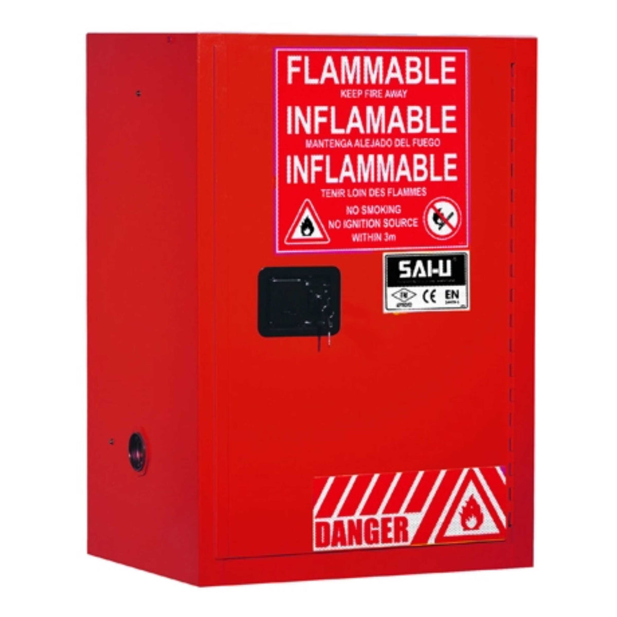 SAI-U® 12 Gallon, Manual Close, 1 shelf, Combustibles Safety Storage Cabinet