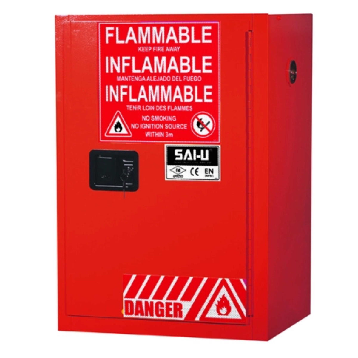 SAI-U® 12 Gallon, Manual Close, 1 shelf, Combustibles Safety Storage Cabinet