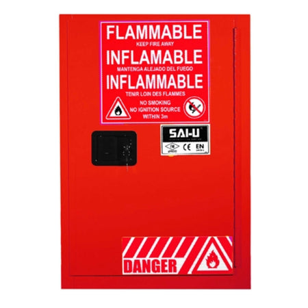 SAI-U® 12 Gallon, Manual Close, 1 shelf, Combustibles Safety Storage Cabinet