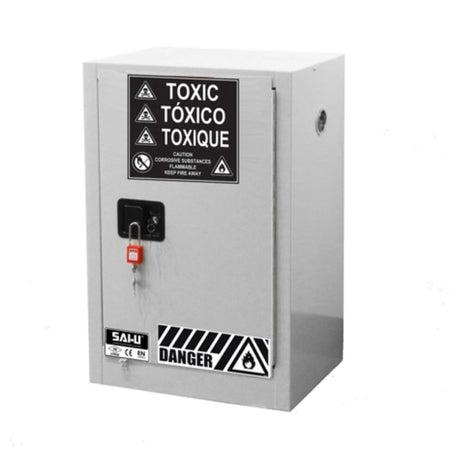 SAI-U® 12 Gallon, Manual Close, 1 shelf, Toxic Chemicals Safety Storage Cabinet