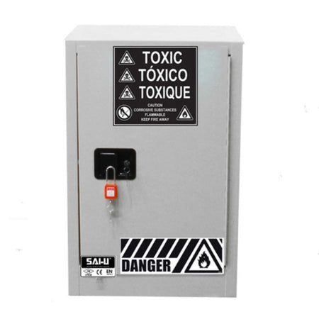 SAI-U® 12 Gallon, Manual Close, 1 shelf, Toxic Chemicals Safety Storage Cabinet