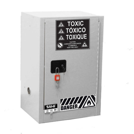 SAI-U® 12 Gallon, Manual Close, 1 shelf, Toxic Chemicals Safety Storage Cabinet
