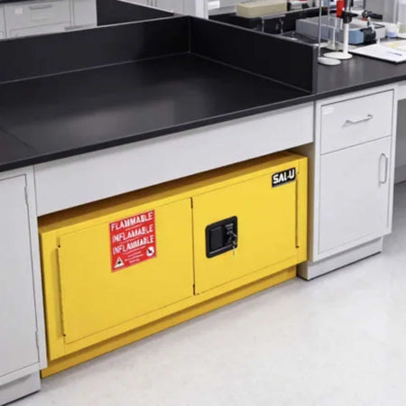 SAI-U® 12 Gallon, Manual Close, 1 shelf Flammable Liquids Safety Storage Cabinet