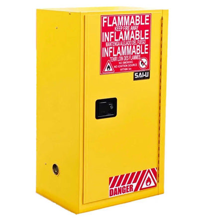SAI-U® 15 Gallon, Manual Close, 1 shelf, Flammable Liquids Safety Storage Cabinet