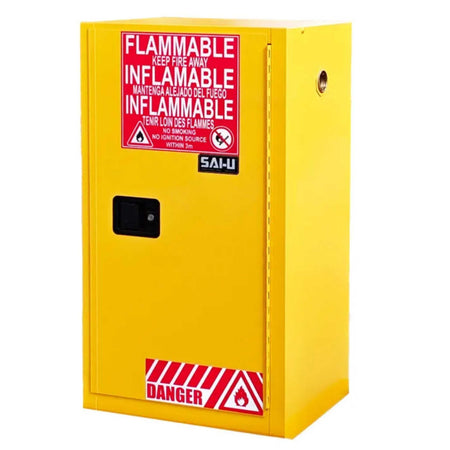 SAI-U® 15 Gallon, Manual Close, 1 shelf, Flammable Liquids Safety Storage Cabinet