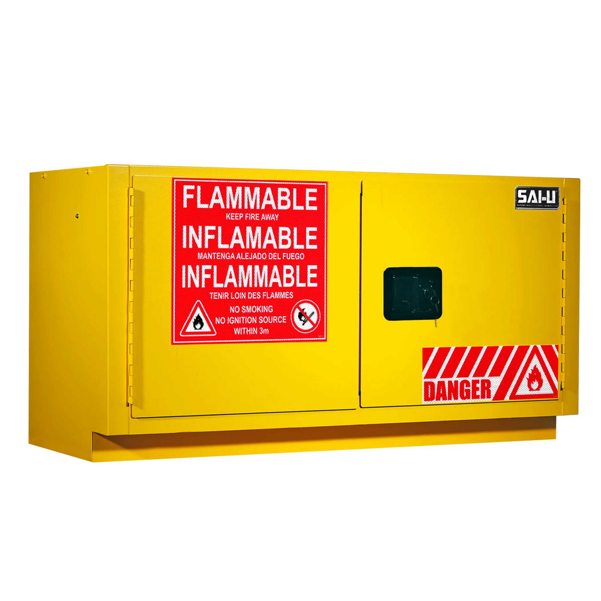 SAI-U® 17 Gallon, Manual Close, 1 shelf Flammable Liquids Safety Storage Cabinet