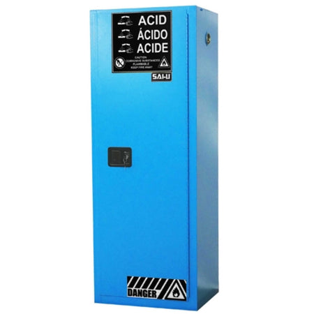 SAI-U® 22 Gallon, Manual Close, 3 shelves, Corrosive Liquids Safety Storage Cabinet