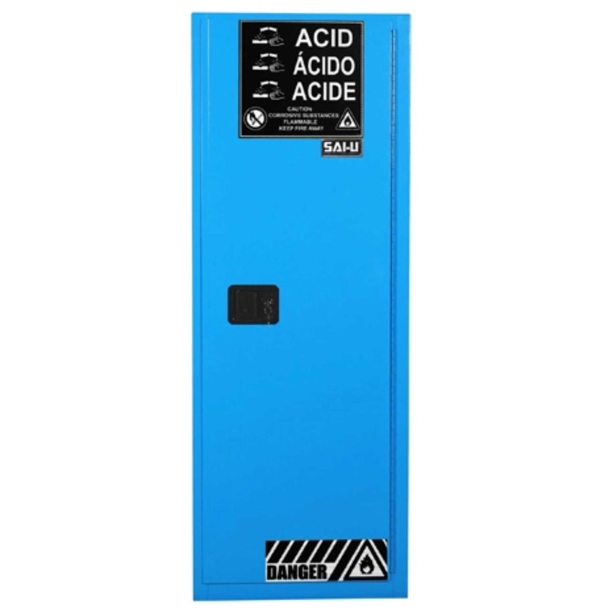 SAI-U® 22 Gallon, Manual Close, 3 shelves, Corrosive Liquids Safety Storage Cabinet