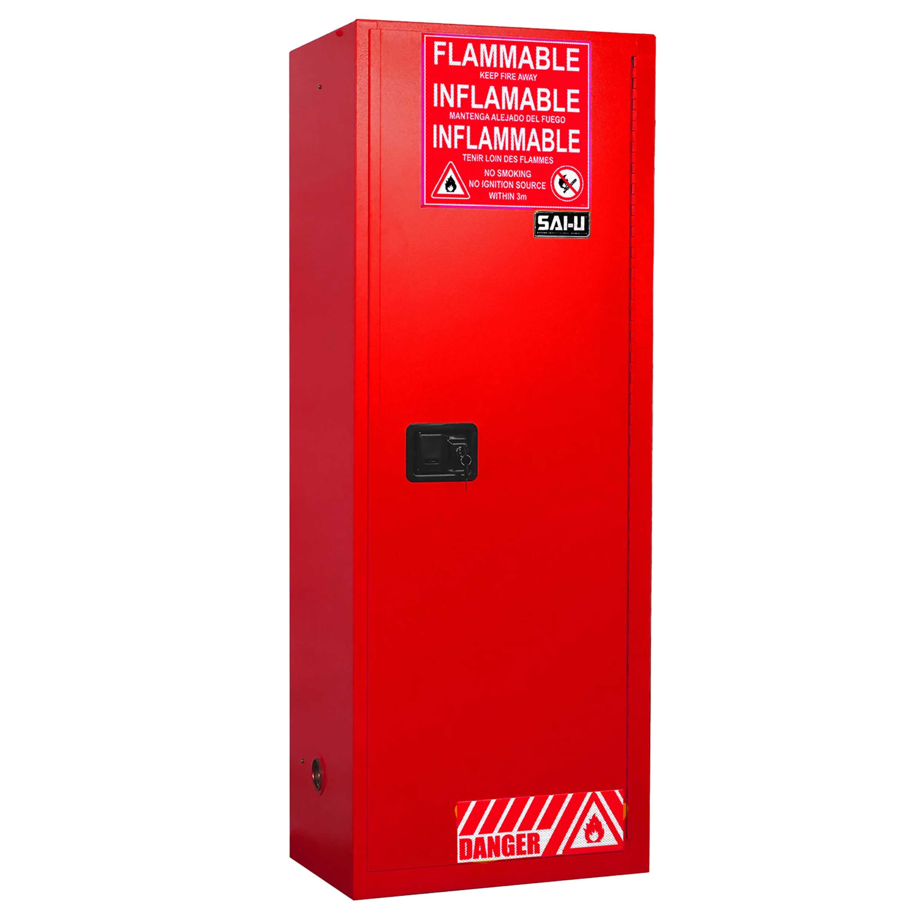 SAI-U® 22 Gallon, Manual Close, 3 shelves, Combustibles Safety Storage Cabinet