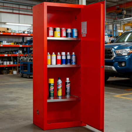 SAI-U® 22 Gallon, Manual Close, 3 shelves, Combustibles Safety Storage Cabinet