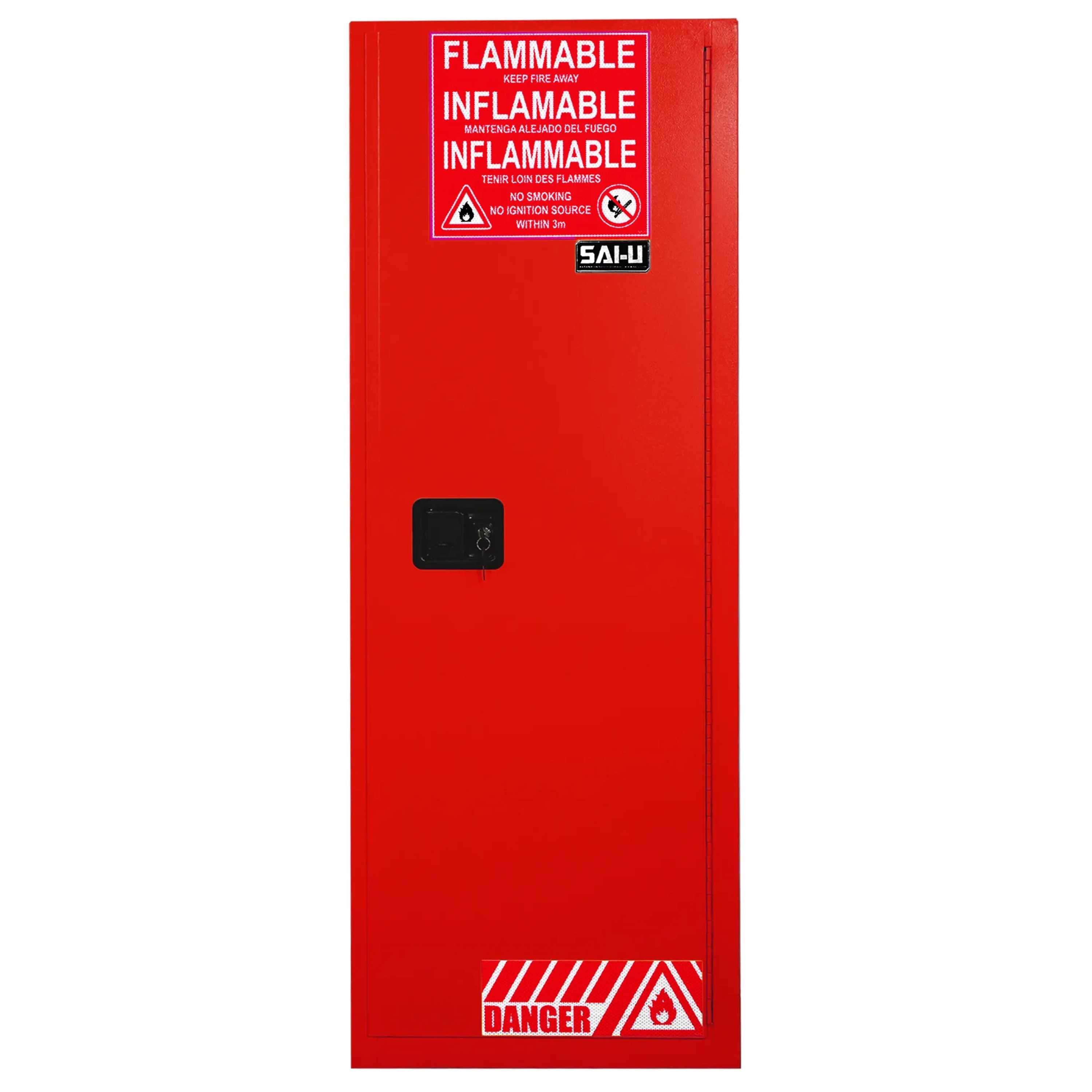 SAI-U® 22 Gallon, Manual Close, 3 shelves, Combustibles Safety Storage Cabinet