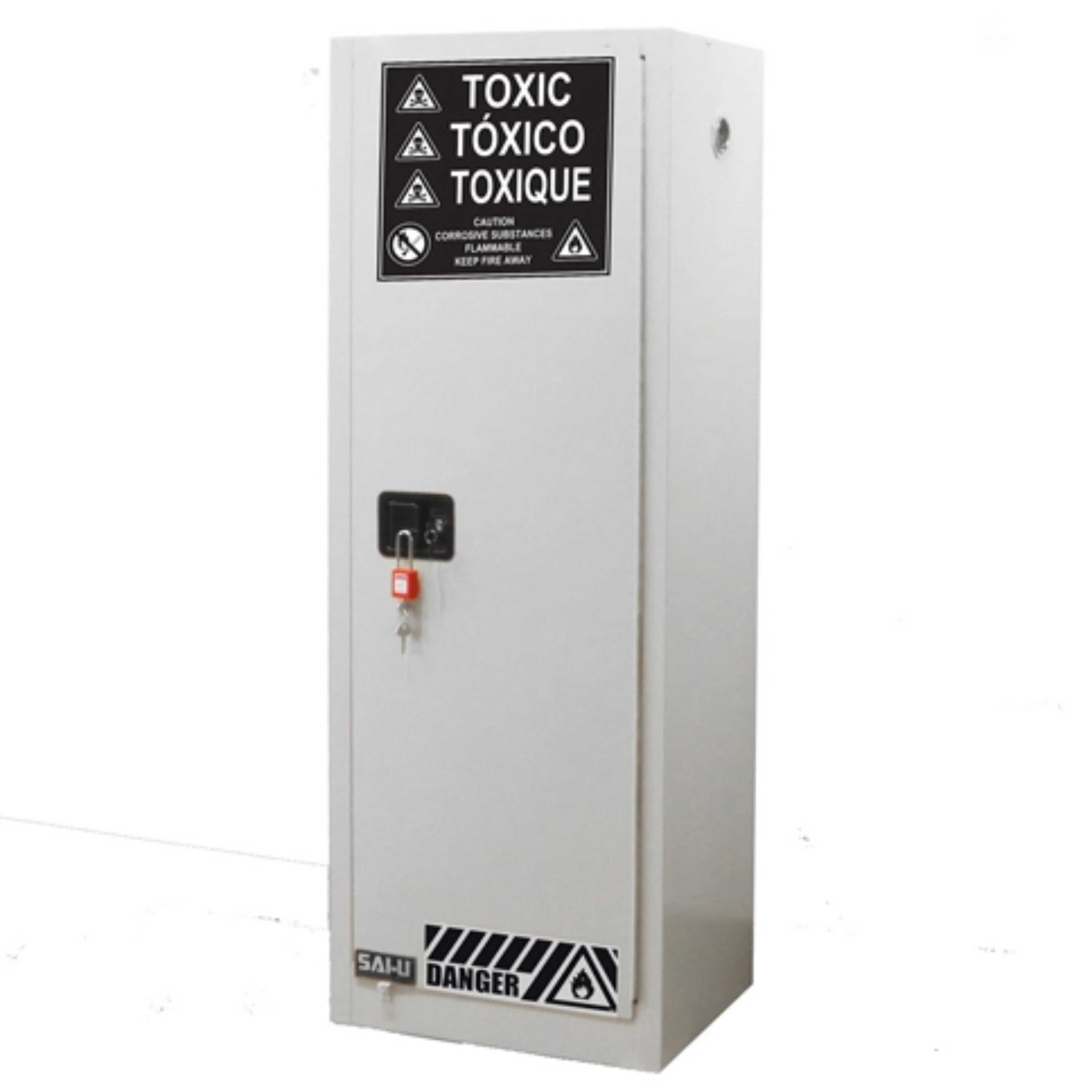 SAI-U® 22 Gallon, Manual Close, 3 shelves, Toxic Chemicals Safety Storage Cabinet