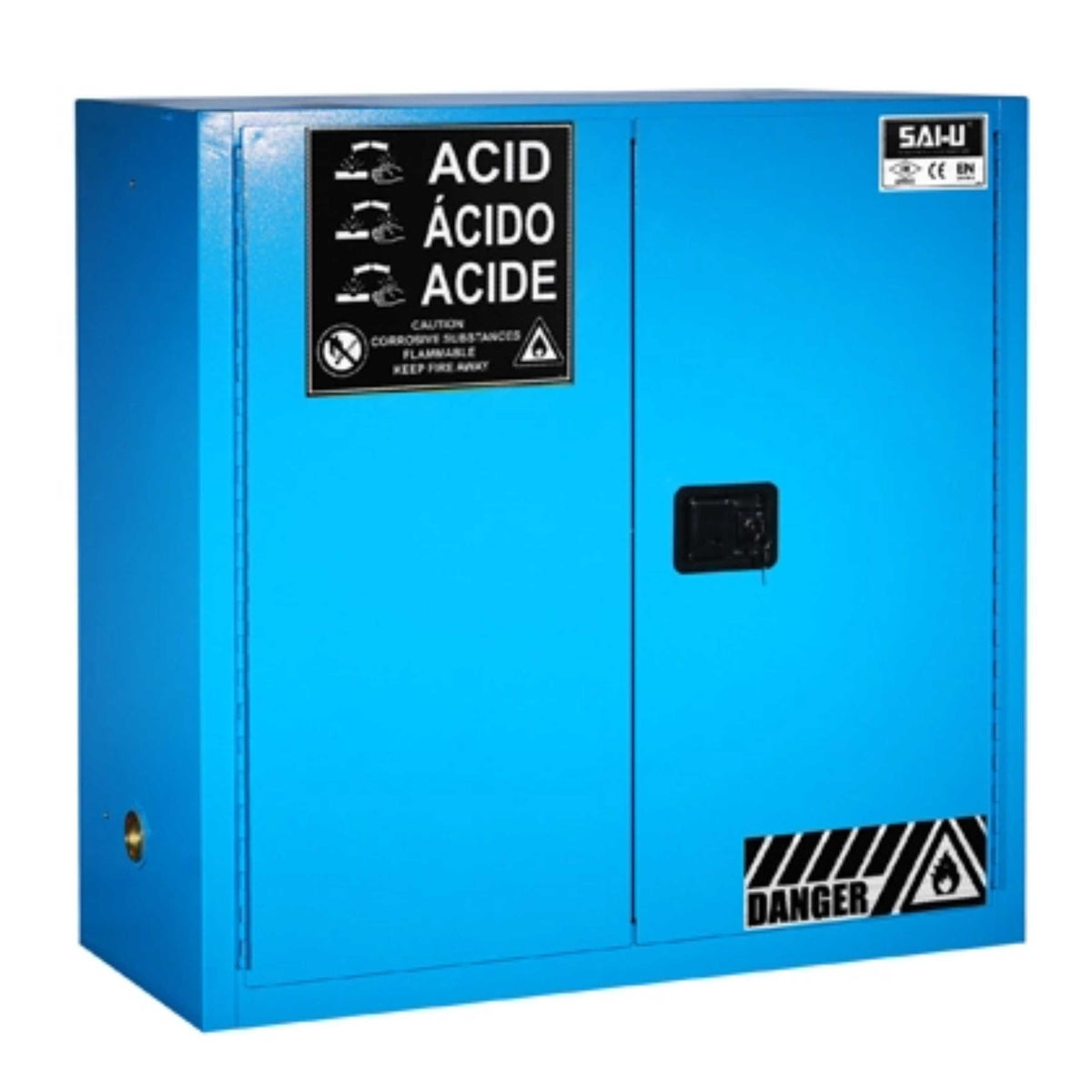 SAI-U® 30 Gallon, Manual Close, 1 shelf, Corrosive Liquids Safety Storage Cabinet