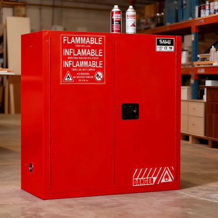 SAI-U® 30 Gallon, Manual Close, 1 shelf, Combustibles Safety Storage Cabinet