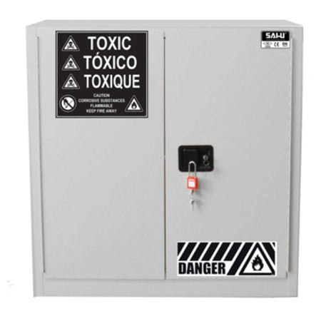 SAI-U® 30 Gallon, Manual Close, 1 shelf, Toxic Chemicals Safety Storage Cabinet