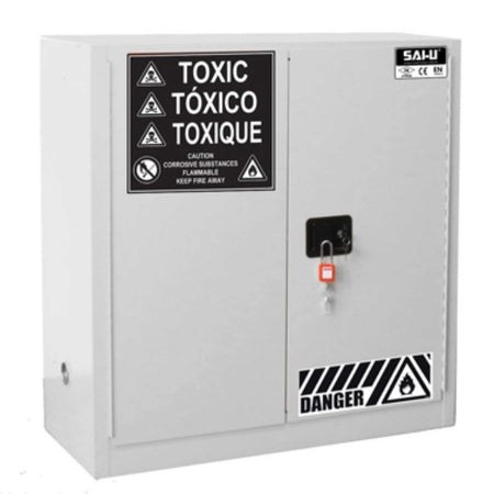 SAI-U® 30 Gallon, Manual Close, 1 shelf, Toxic Chemicals Safety Storage Cabinet