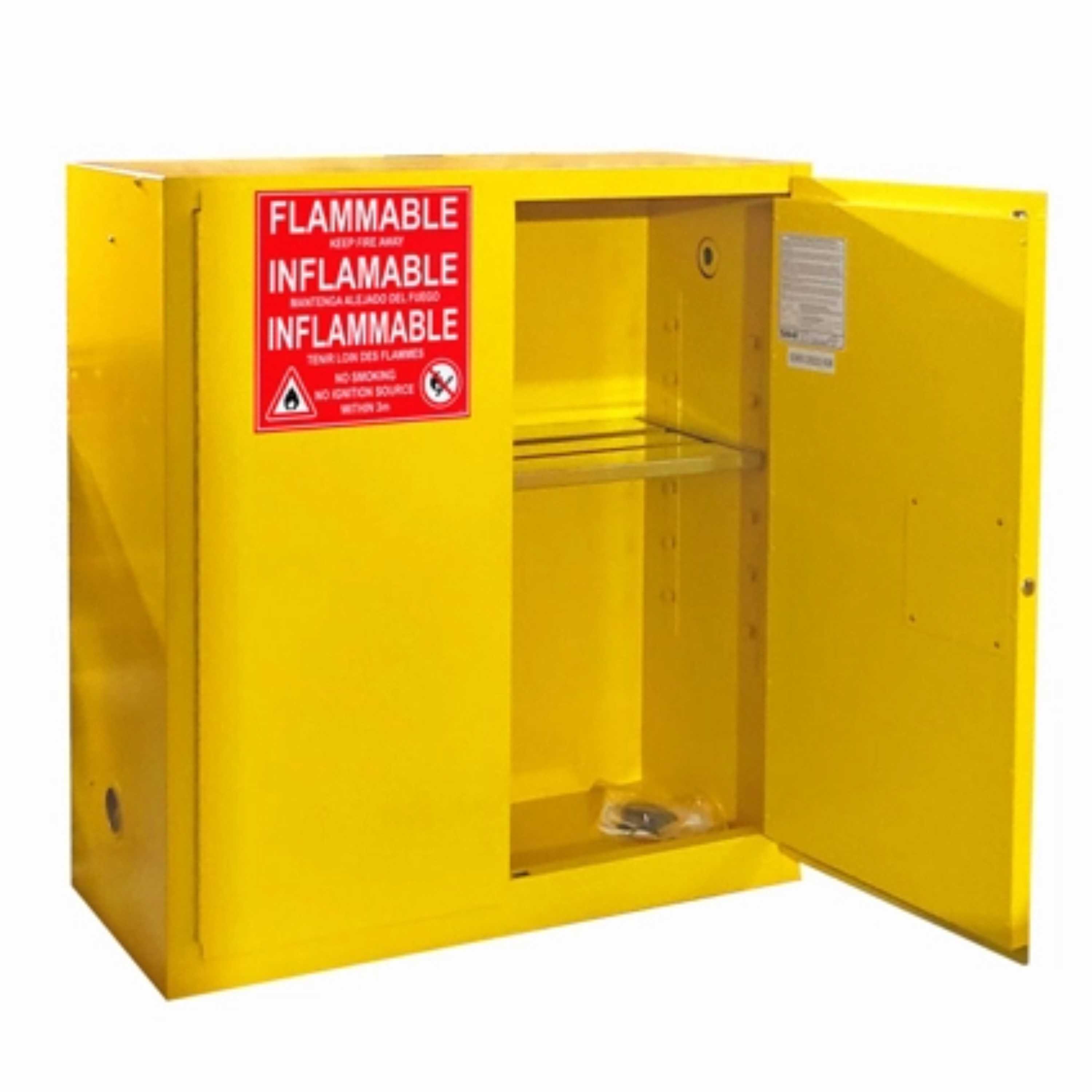 SAI-U® 30 Gallon, Manual Close, 1 shelf, Flammable Liquids Safety Storage Cabinet