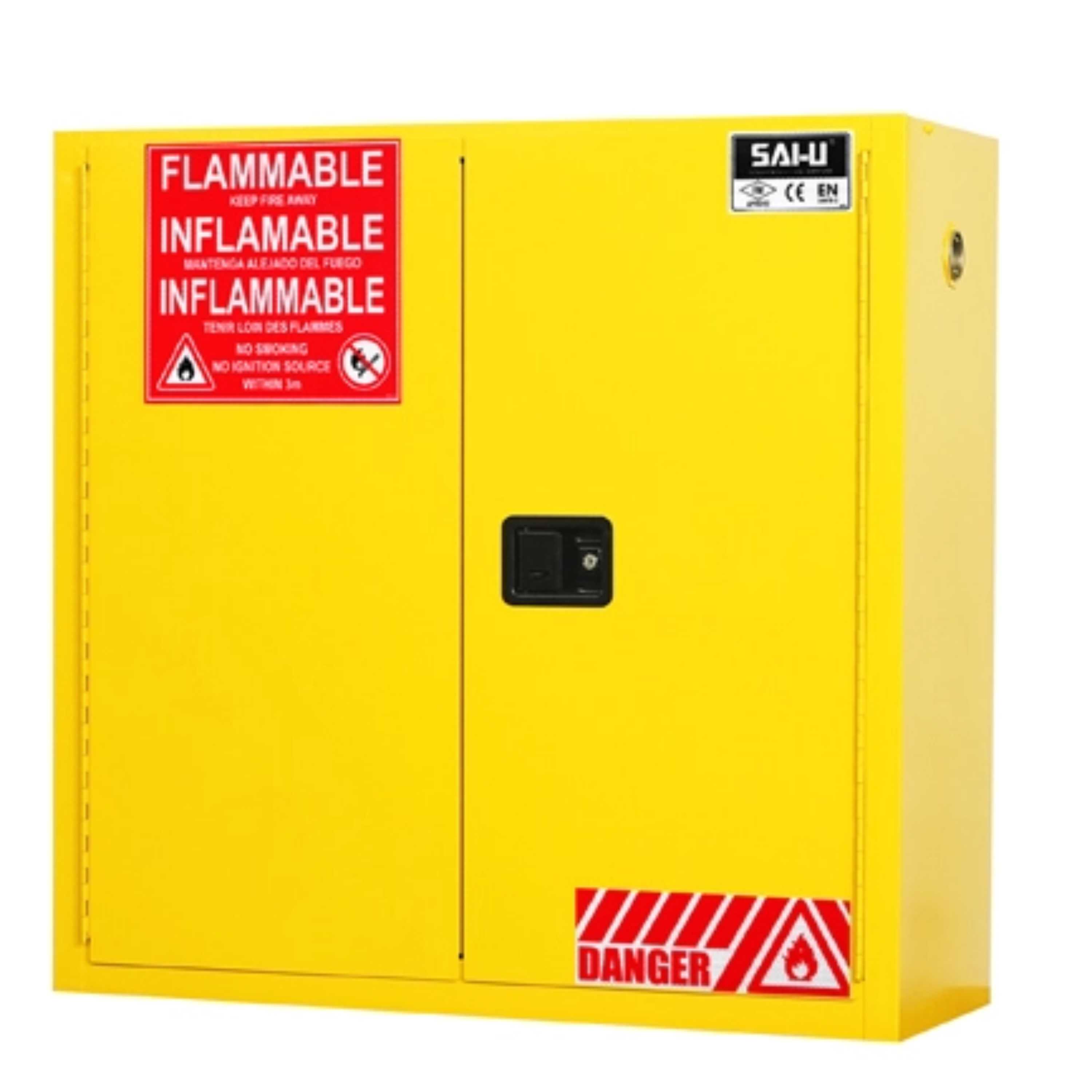 SAI-U® 30 Gallon, Manual Close, 1 shelf, Flammable Liquids Safety Storage Cabinet