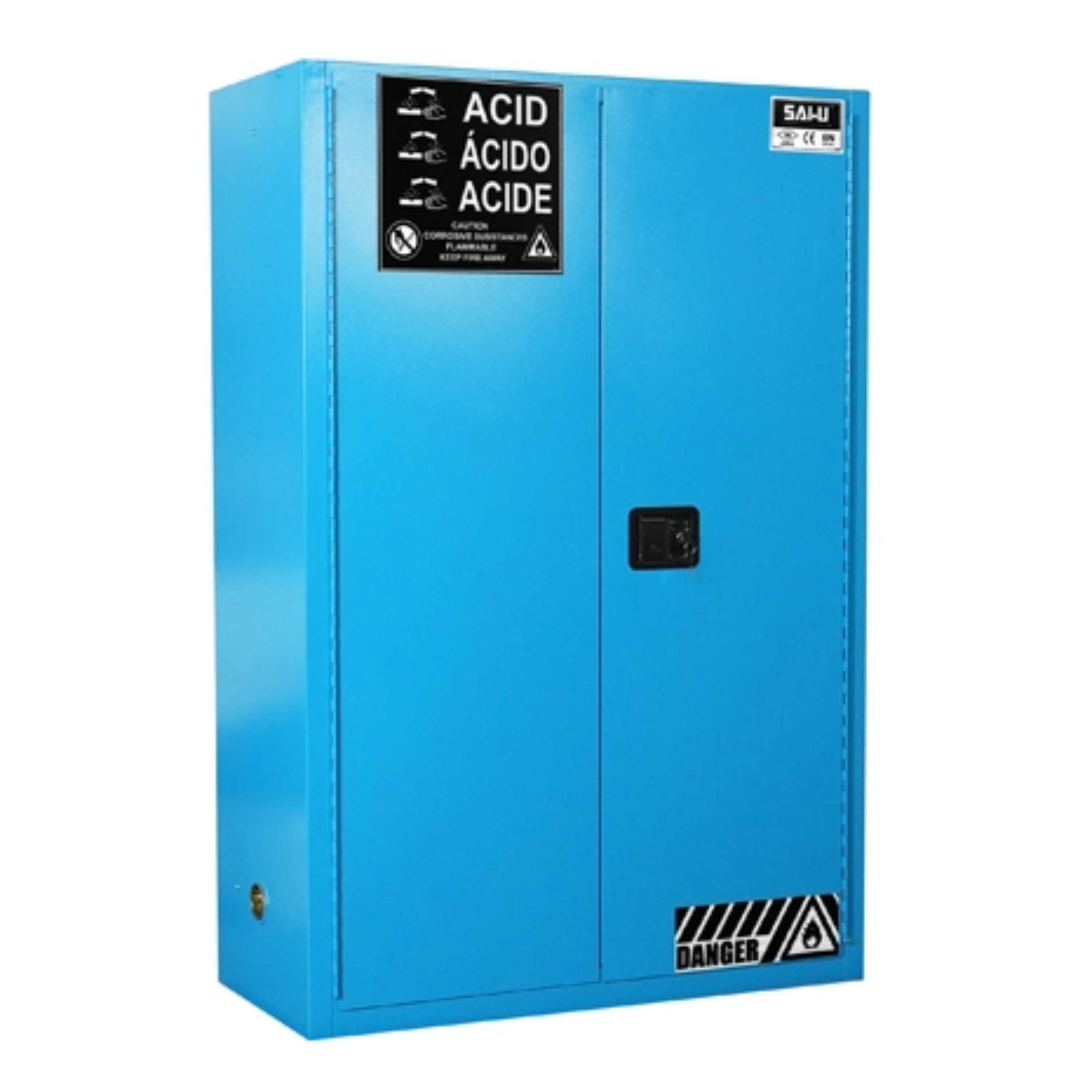 SAI-U® 45 Gallon, Manual Close, 2 shelves, Corrosive Liquids Safety Storage Cabinet