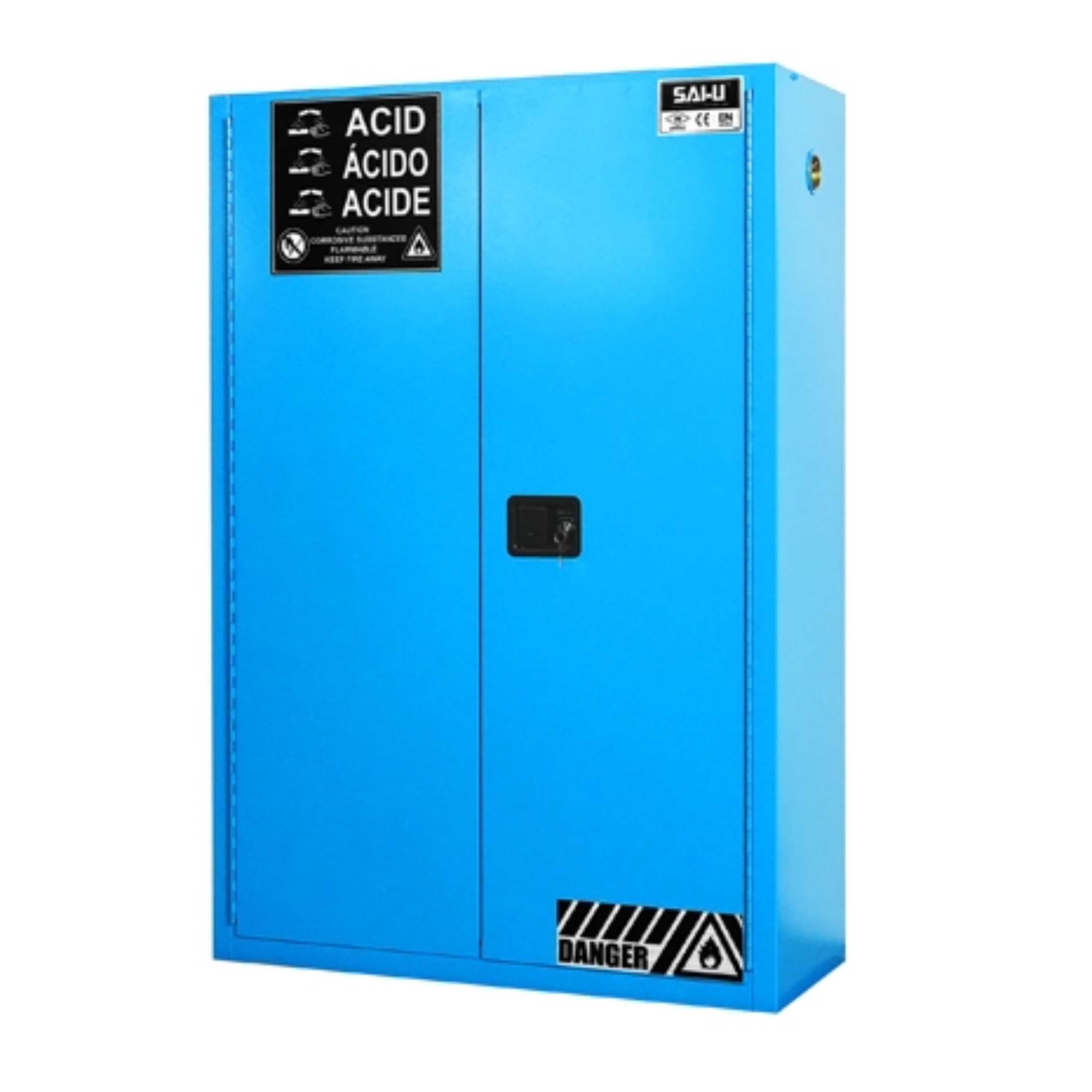SAI-U® 45 Gallon, Manual Close, 2 shelves, Corrosive Liquids Safety Storage Cabinet