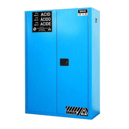 SAI-U® 45 Gallon, Manual Close, 2 shelves, Corrosive Liquids Safety Storage Cabinet