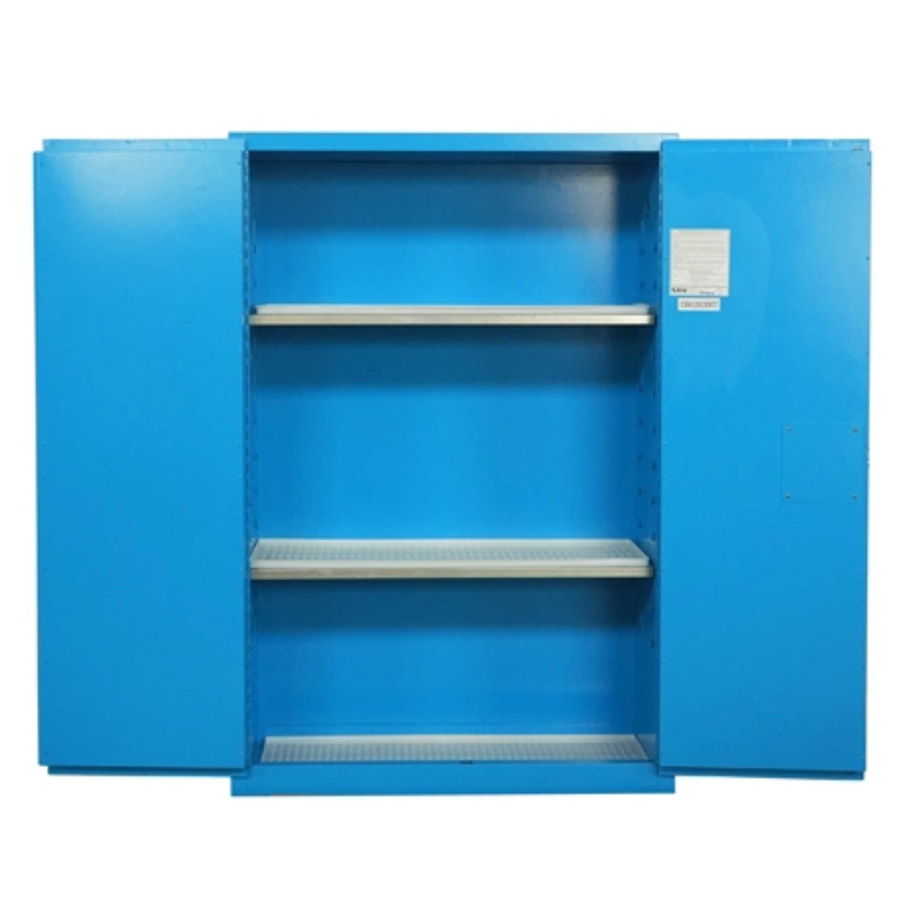 SAI-U® 45 Gallon, Manual Close, 2 shelves, Corrosive Liquids Safety Storage Cabinet