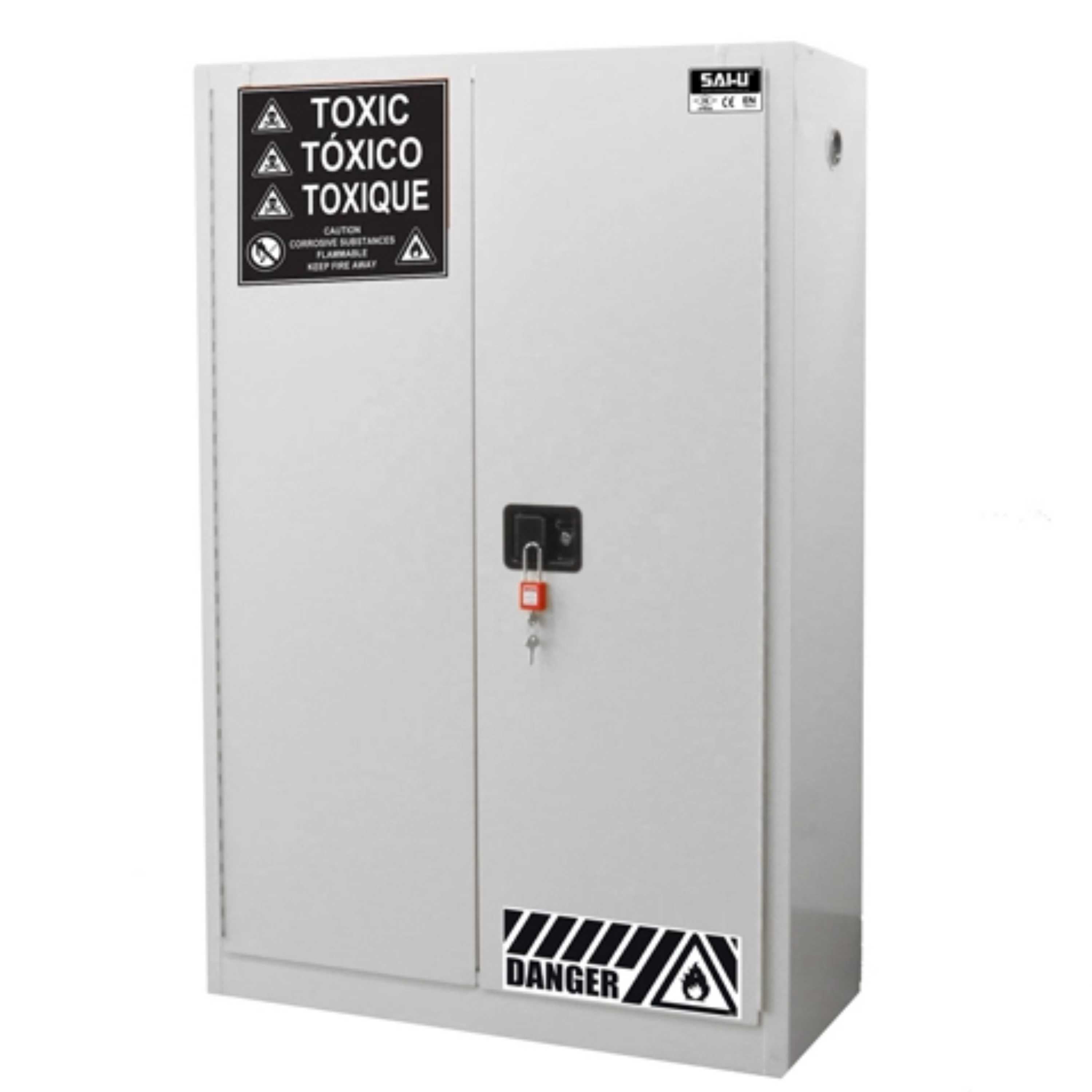 SAI-U® 45 Gallon, Manual Close, 2 shelves, Toxic Chemicals Safety Storage Cabinet
