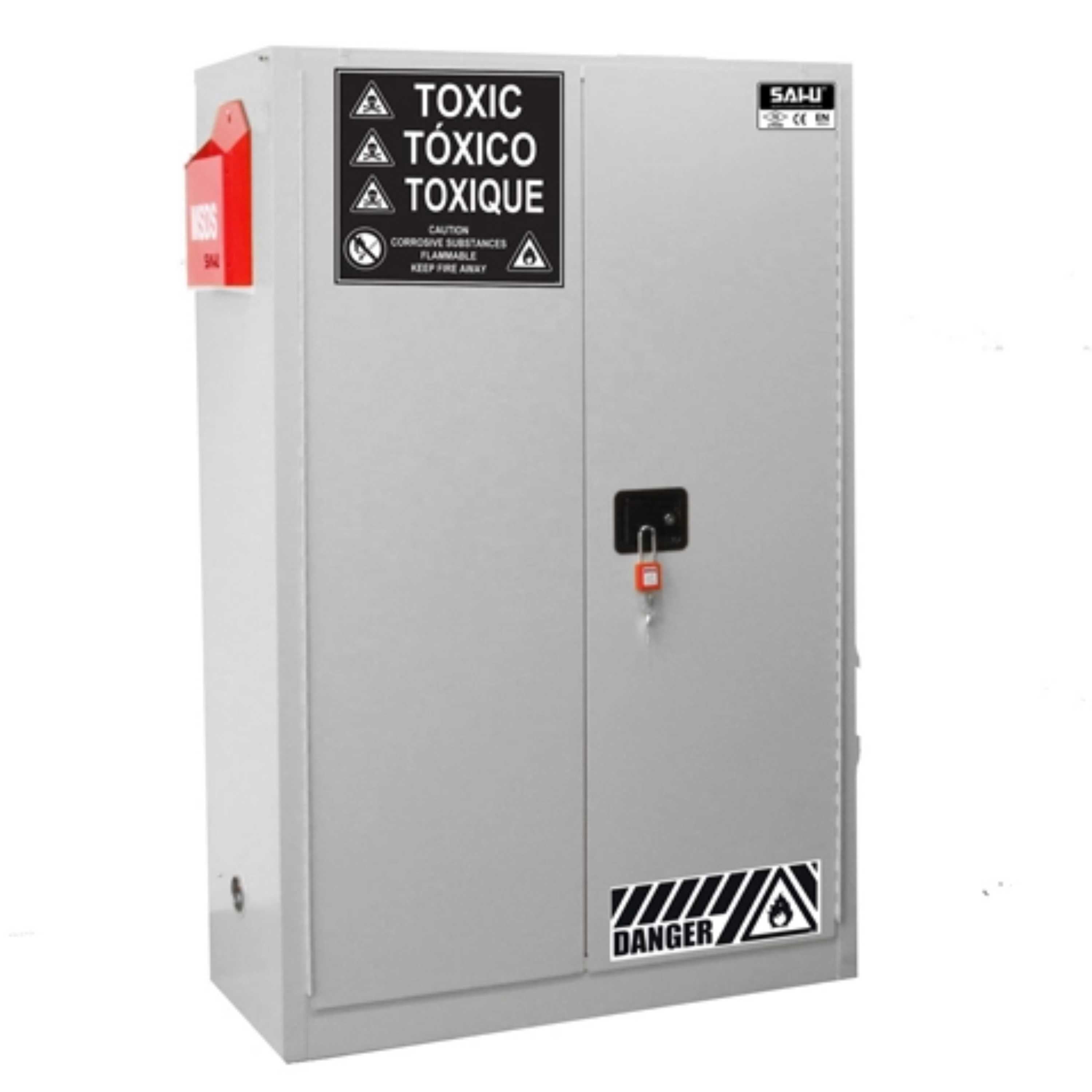 SAI-U® 45 Gallon, Manual Close, 2 shelves, Toxic Chemicals Safety Storage Cabinet