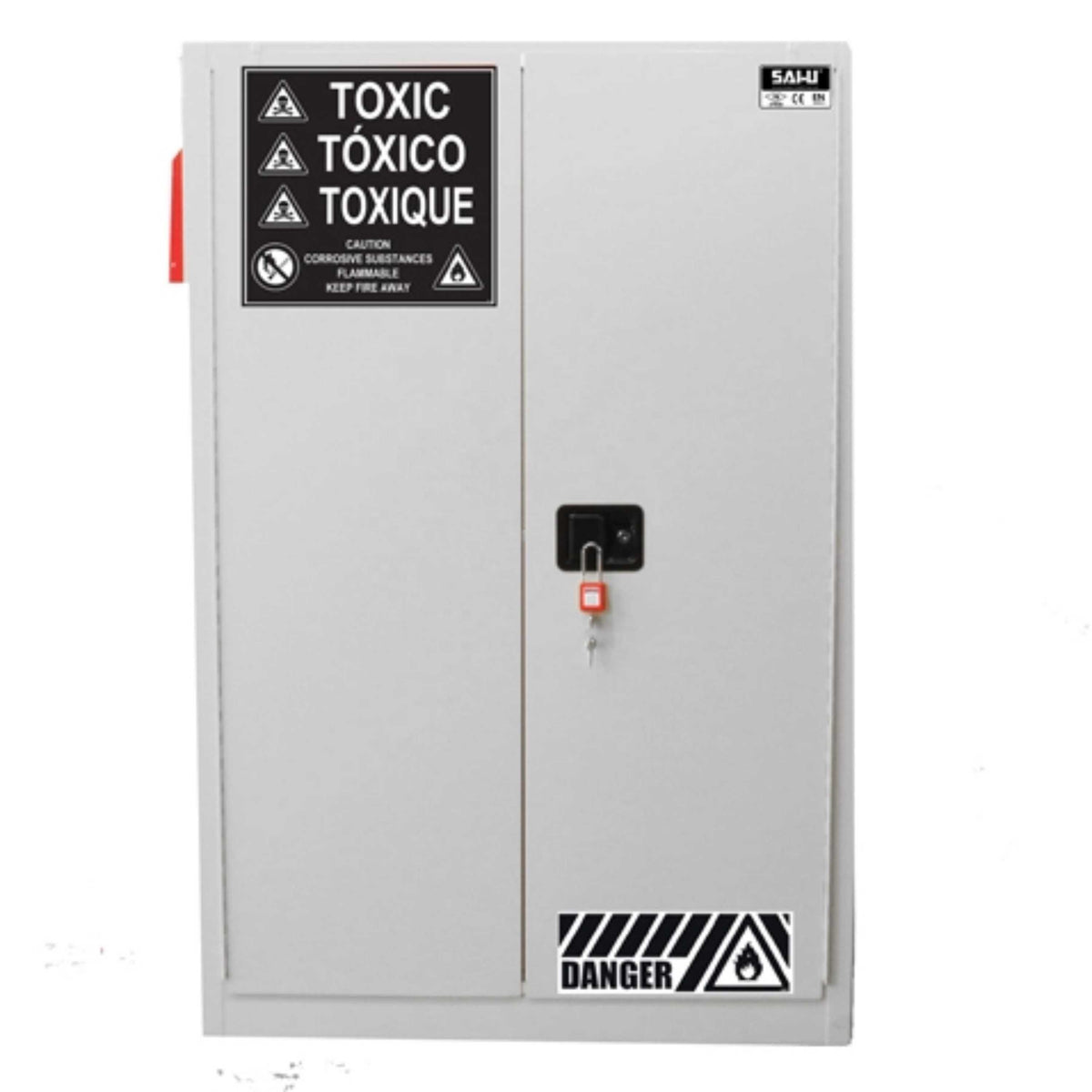 SAI-U® 45 Gallon, Manual Close, 2 shelves, Toxic Chemicals Safety Storage Cabinet