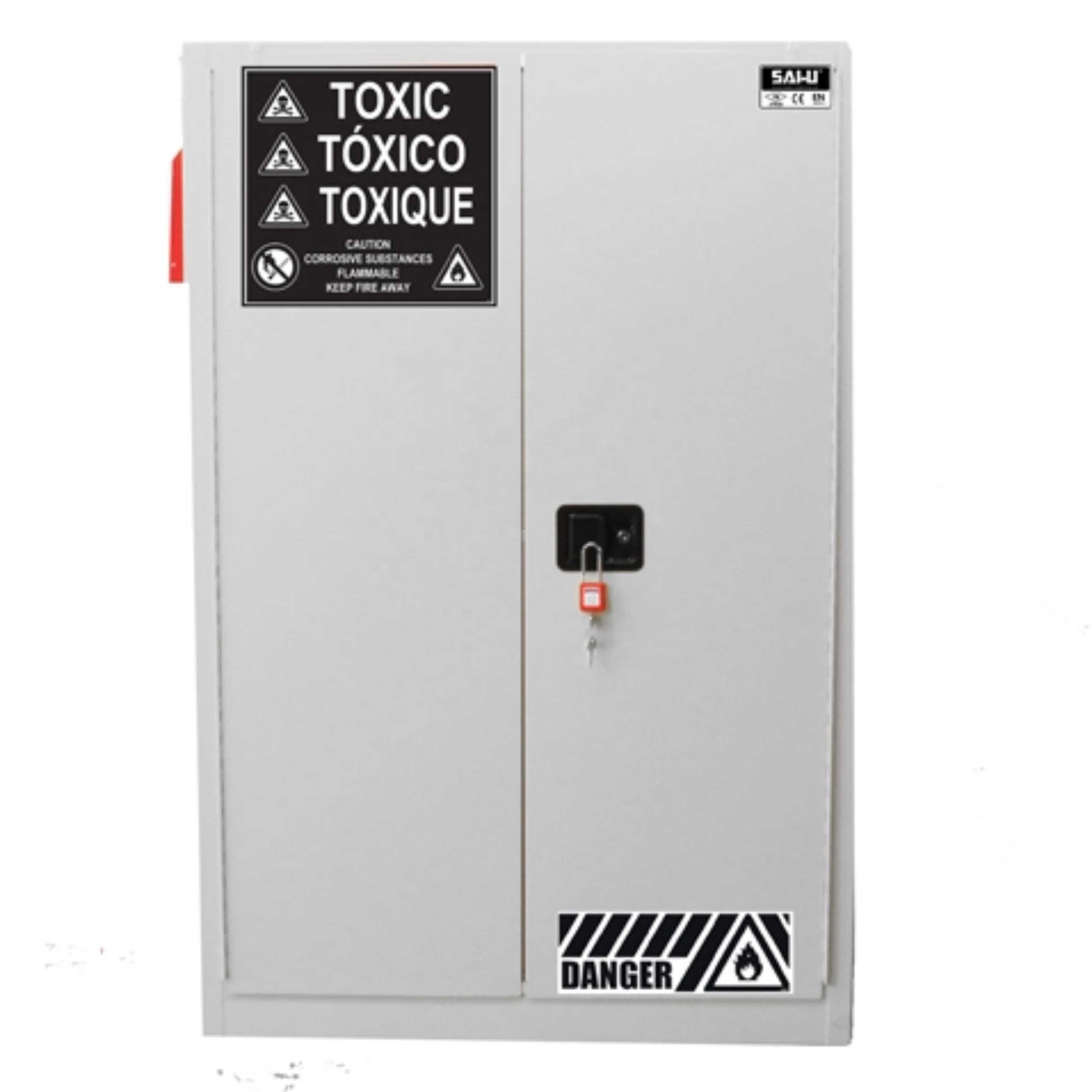 SAI-U® 45 Gallon, Manual Close, 2 shelves, Toxic Chemicals Safety Storage Cabinet