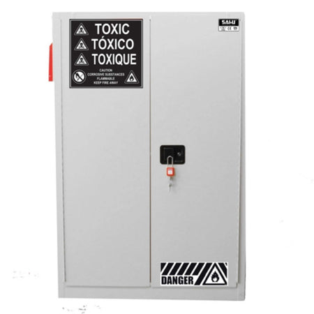 SAI-U® 45 Gallon, Manual Close, 2 shelves, Toxic Chemicals Safety Storage Cabinet