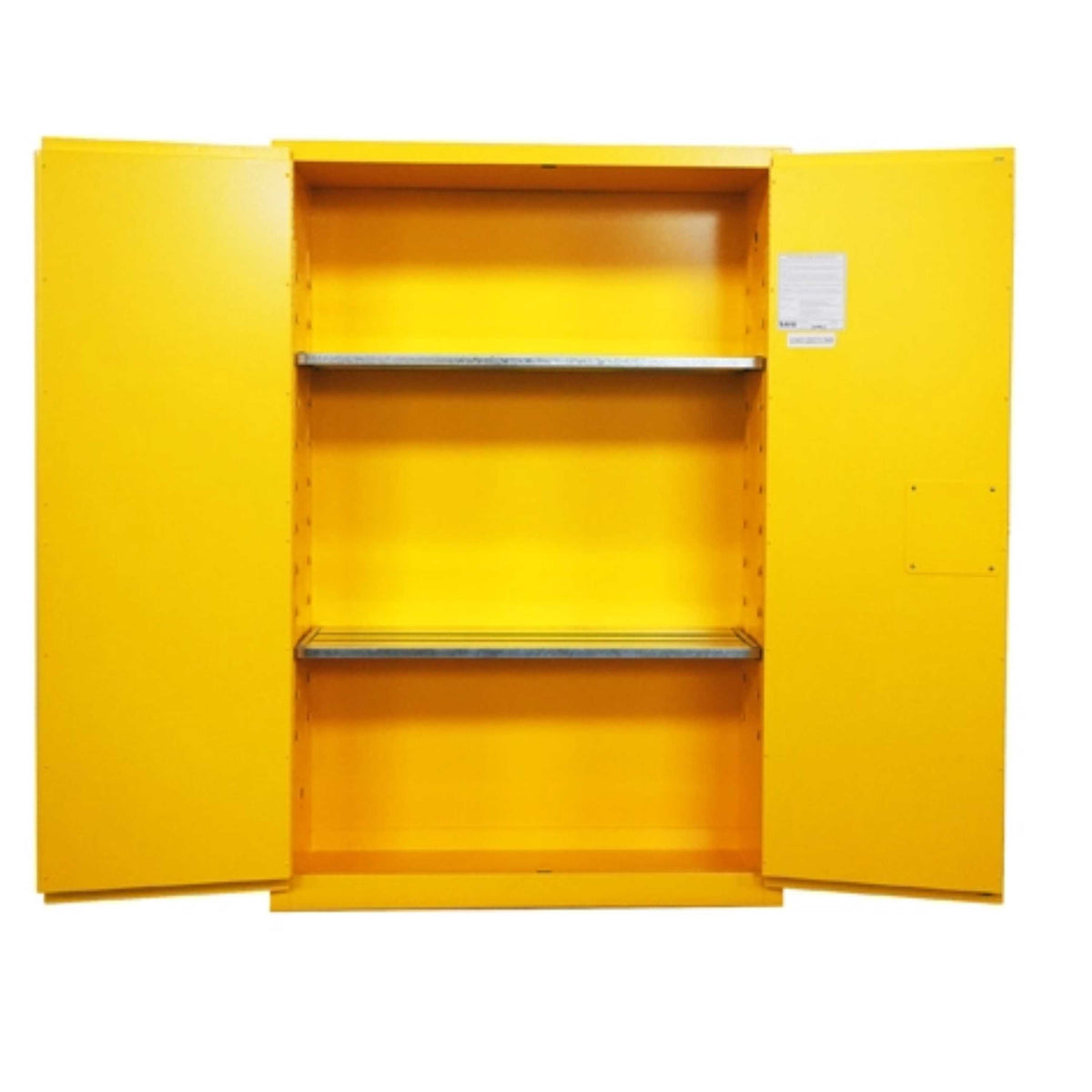 SAI-U® 45 Gallon, Manual Close, 2 shelves, Flammable Liquids Safety Storage Cabinet