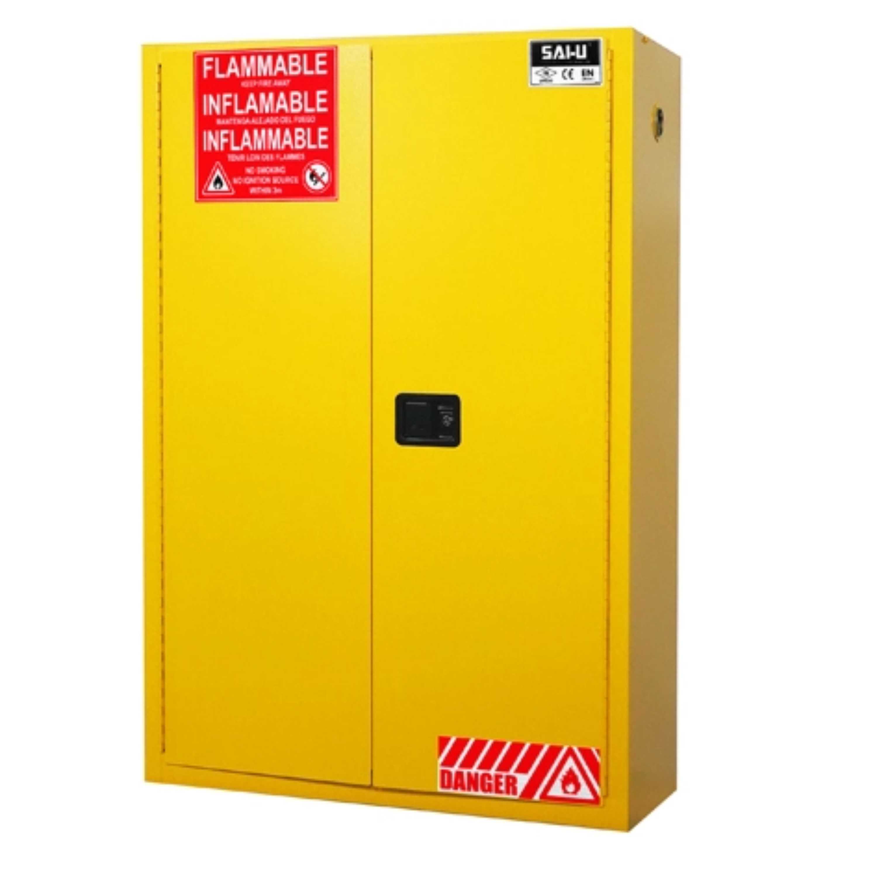 SAI-U® 45 Gallon, Manual Close, 2 shelves, Flammable Liquids Safety Storage Cabinet