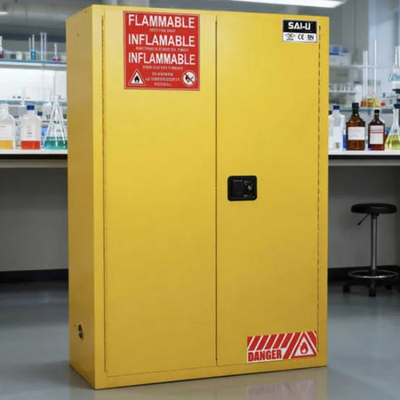 SAI-U® 45 Gallon, Manual Close, 2 shelves, Flammable Liquids Safety Storage Cabinet