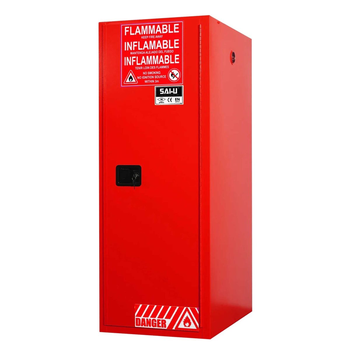 SAI-U® 54 Gallon, Manual Close, 3 shelves, Combustibles Safety Storage Cabinet