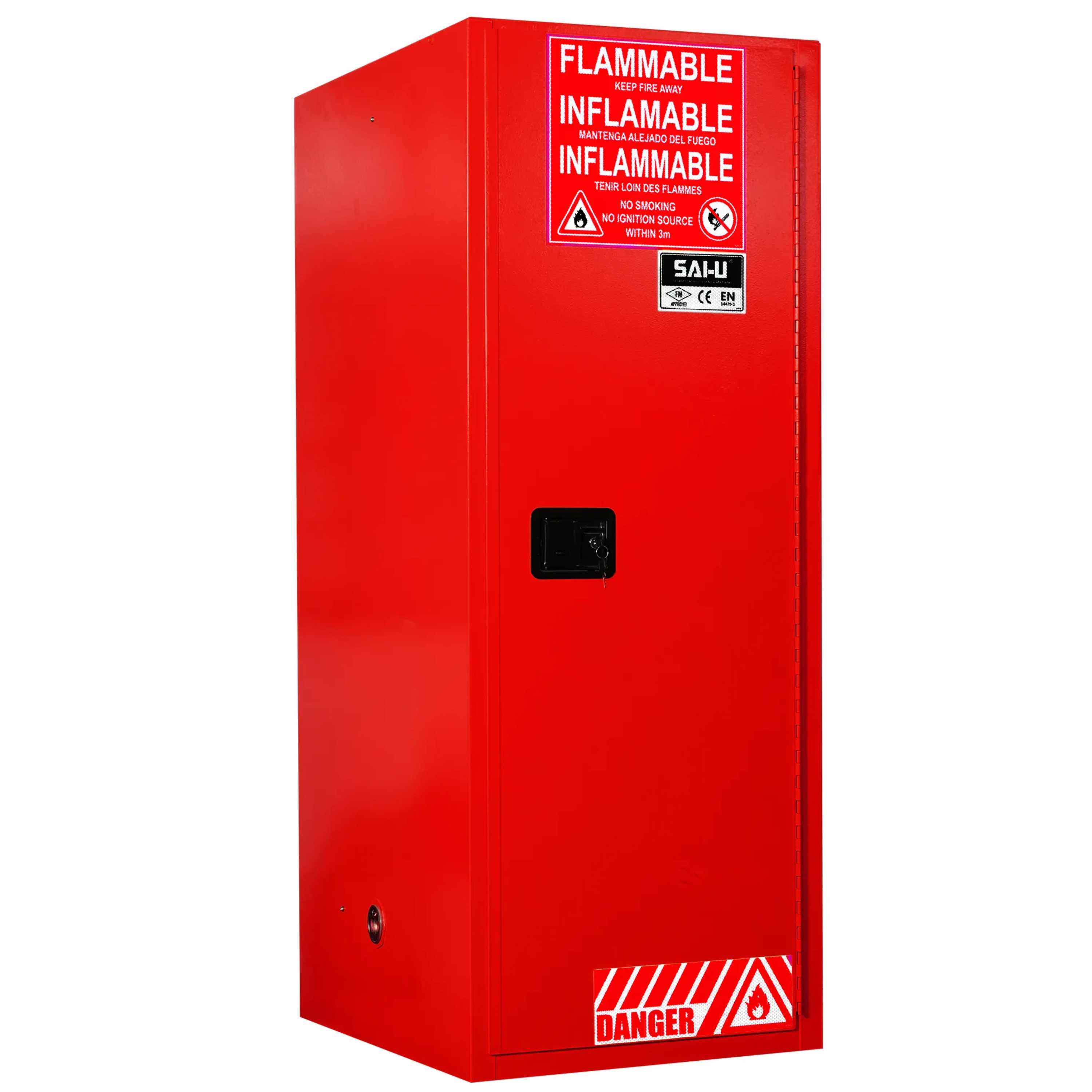 SAI-U® 54 Gallon, Manual Close, 3 shelves, Combustibles Safety Storage Cabinet